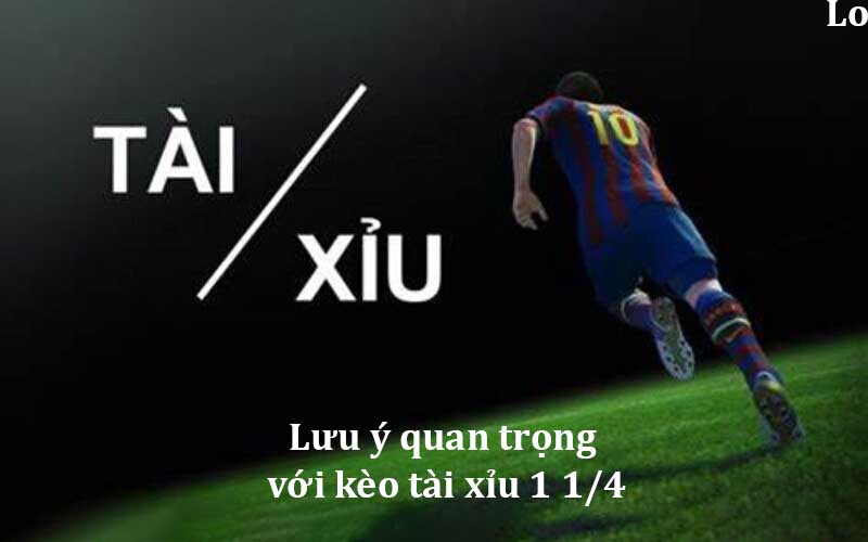 Tổng hợp lưu ý quan trọng cho các kèo cược tài xỉu 1 1/4